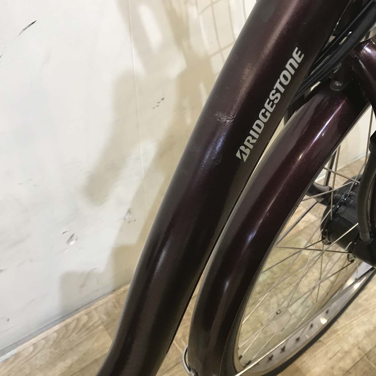 中古電動自転車 ブリヂストン フロンティア ロイヤル ブラウン 26
