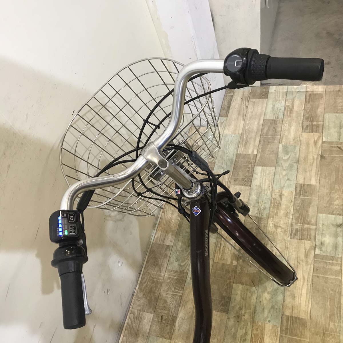 中古電動自転車 ブリヂストン フロンティア ロイヤル ブラウン 26