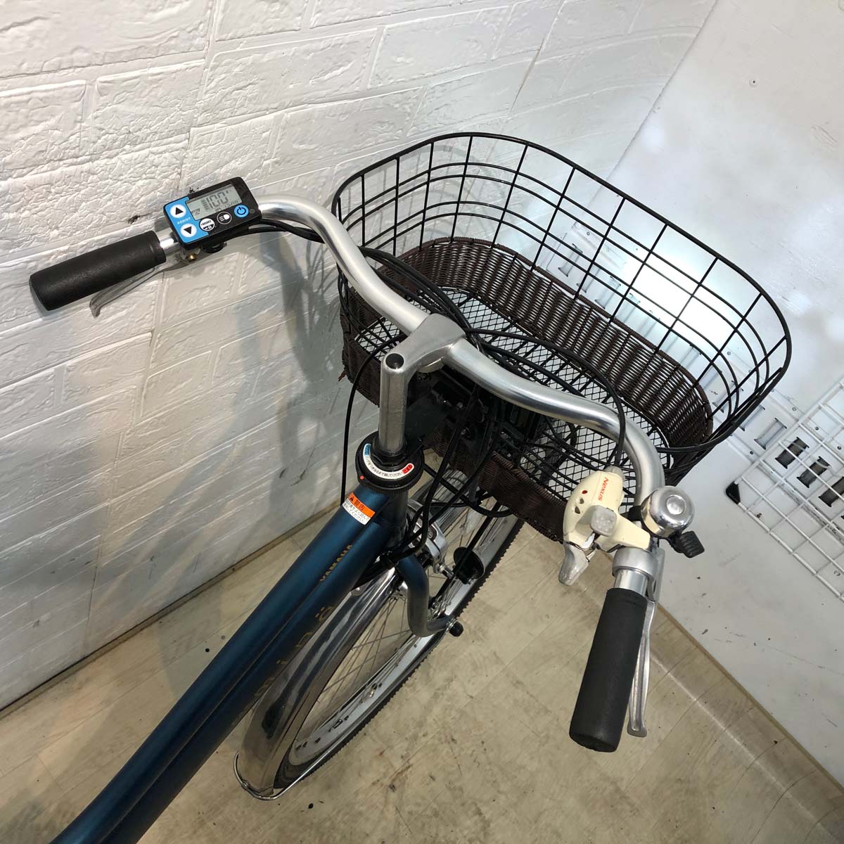 中古電動自転車 ヤマハ PAS Mina パス ミナ ブルー 26インチ YE124 – e 