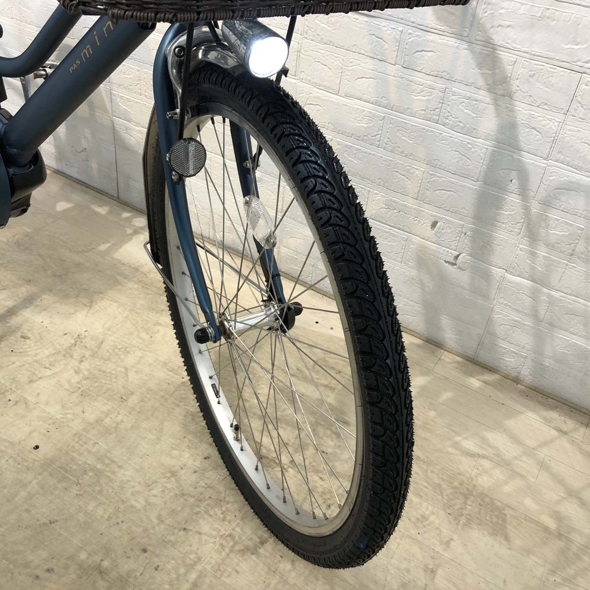 中古電動自転車 ヤマハ PAS Mina パス ミナ ブルー 26インチ YE124