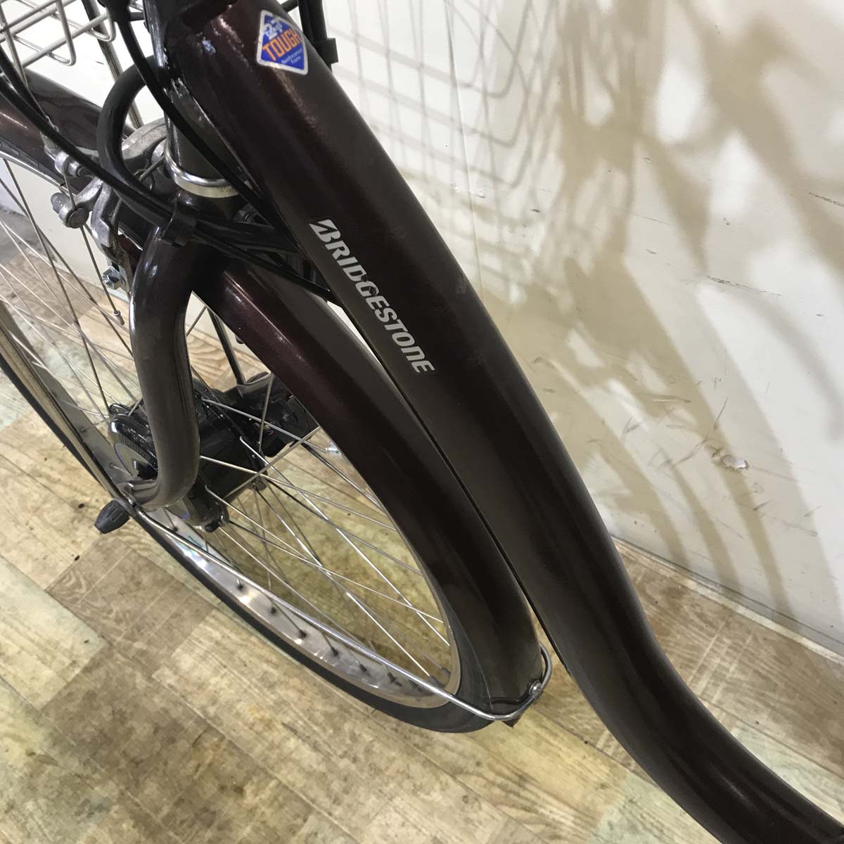 中古電動自転車  ブリヂストン フロンティア ロイヤル ブラウン 26インチ KD090