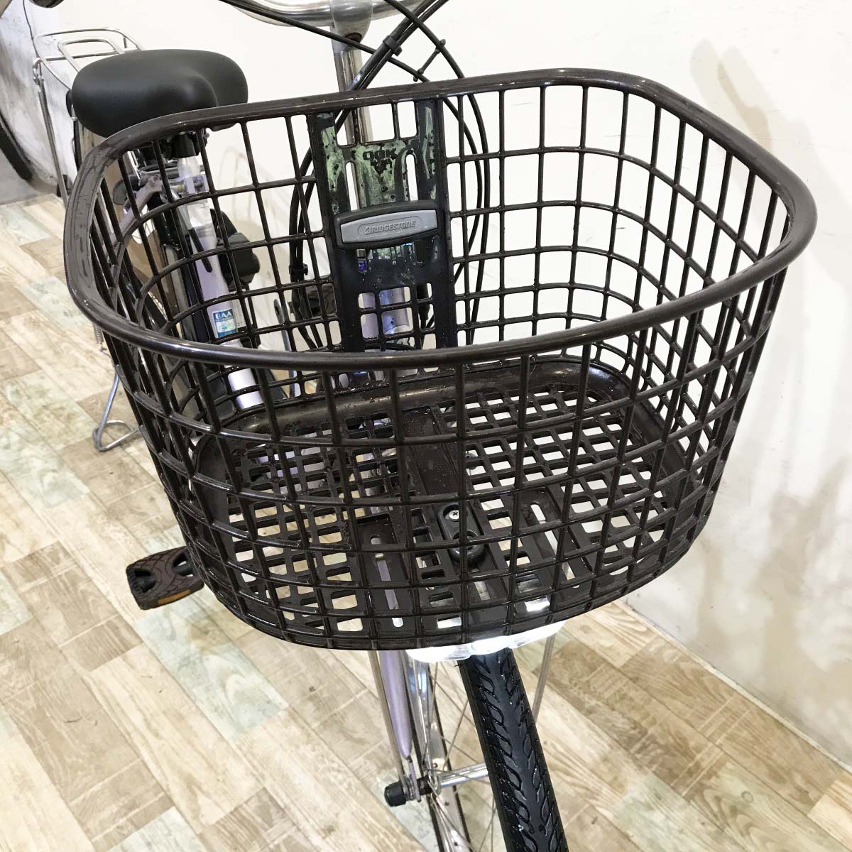 中古電動自転車 ブリヂストン アシスタ パープル 24インチ KI035