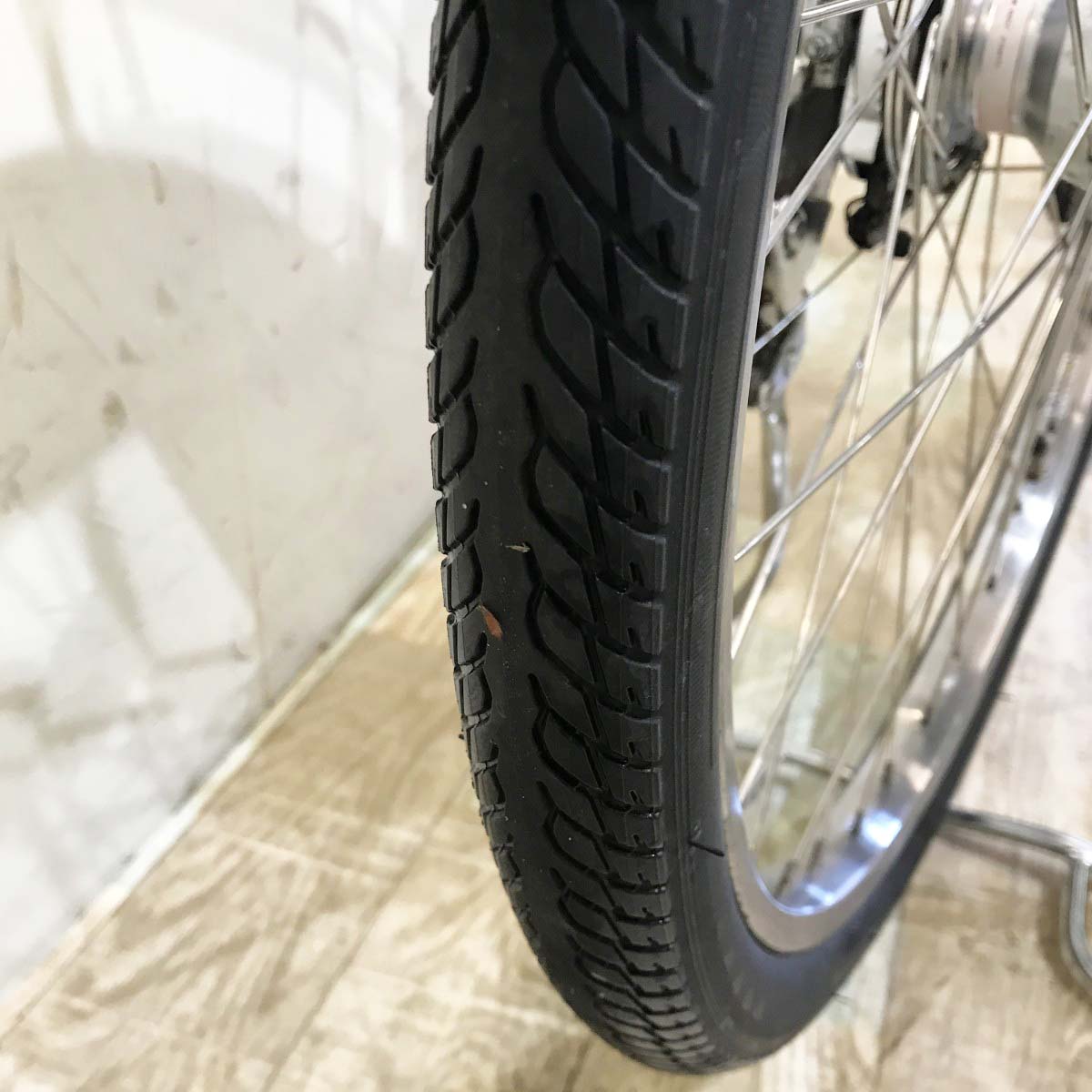 中古電動自転車 ブリヂストン アシスタ パープル 24インチ KI035