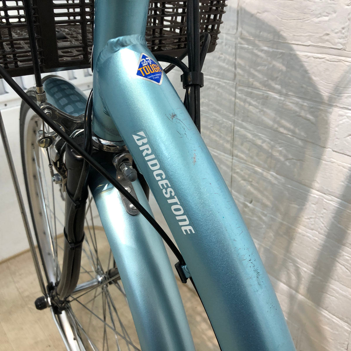 中古電動自転車 ブリヂストン アシスタ U LT ブルー 26インチ YX048