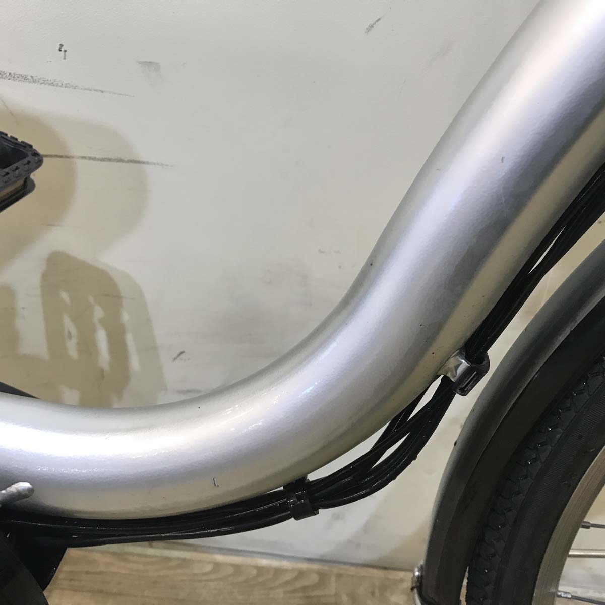 中古電動自転車  ヤマハ PAS ナチュラ S シルバー 26インチ KD091 