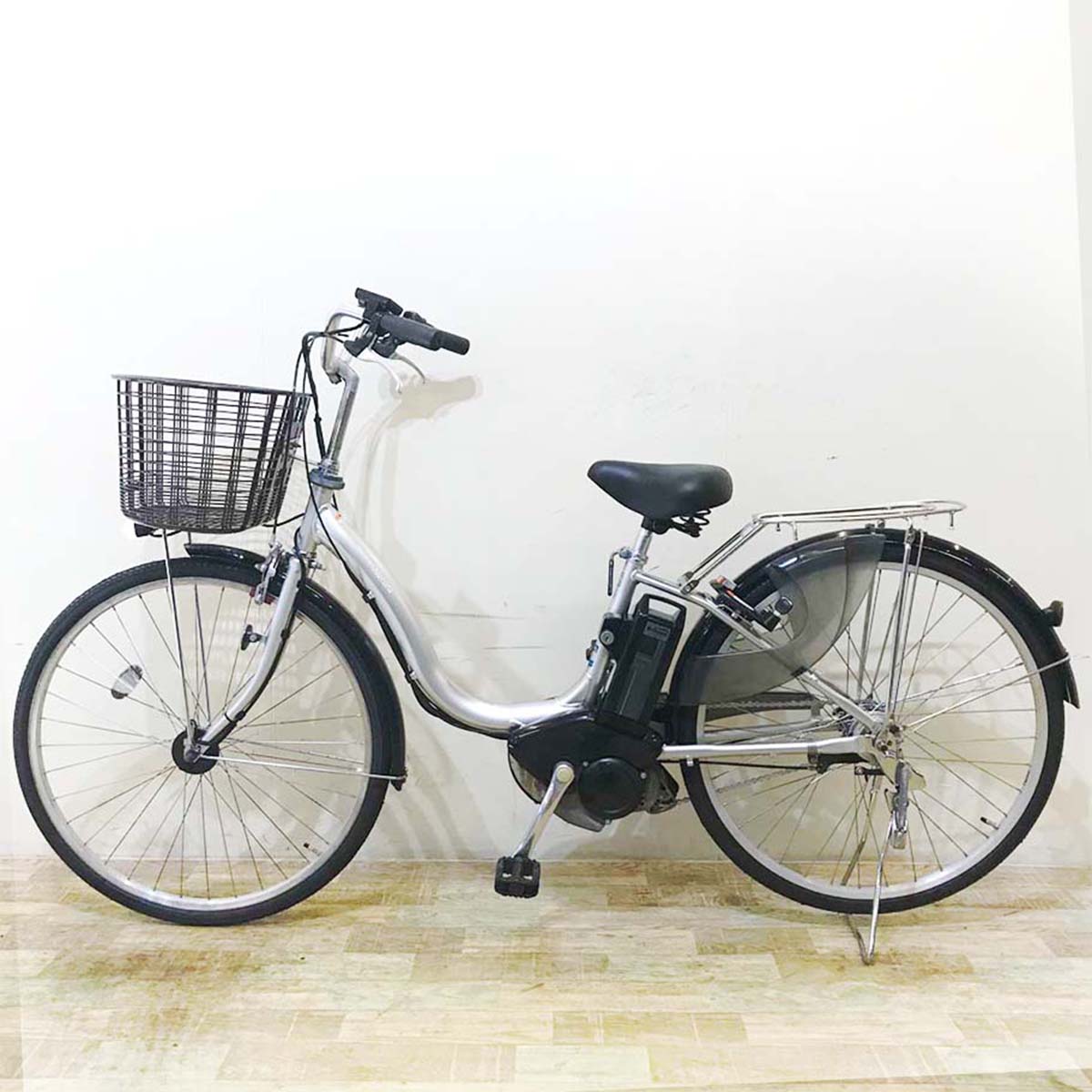 中古電動自転車  ヤマハ PAS ナチュラ S シルバー 26インチ KD091 
