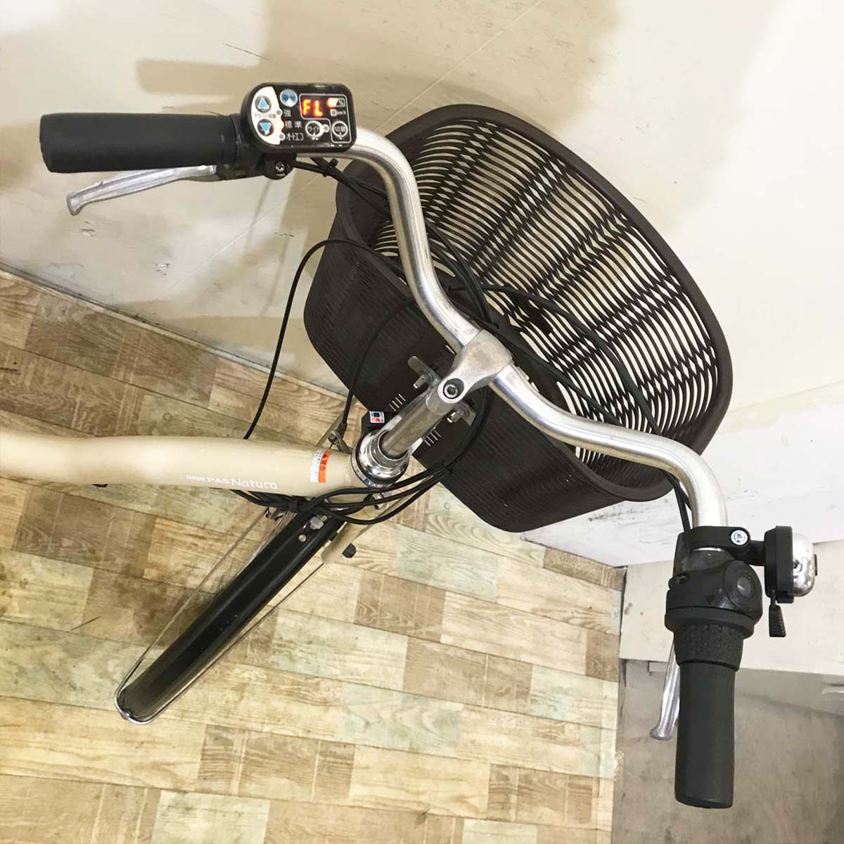 中古電動自転車 ヤマハ PAS ナチュラ L スーパー ベージュ 26インチ KD092