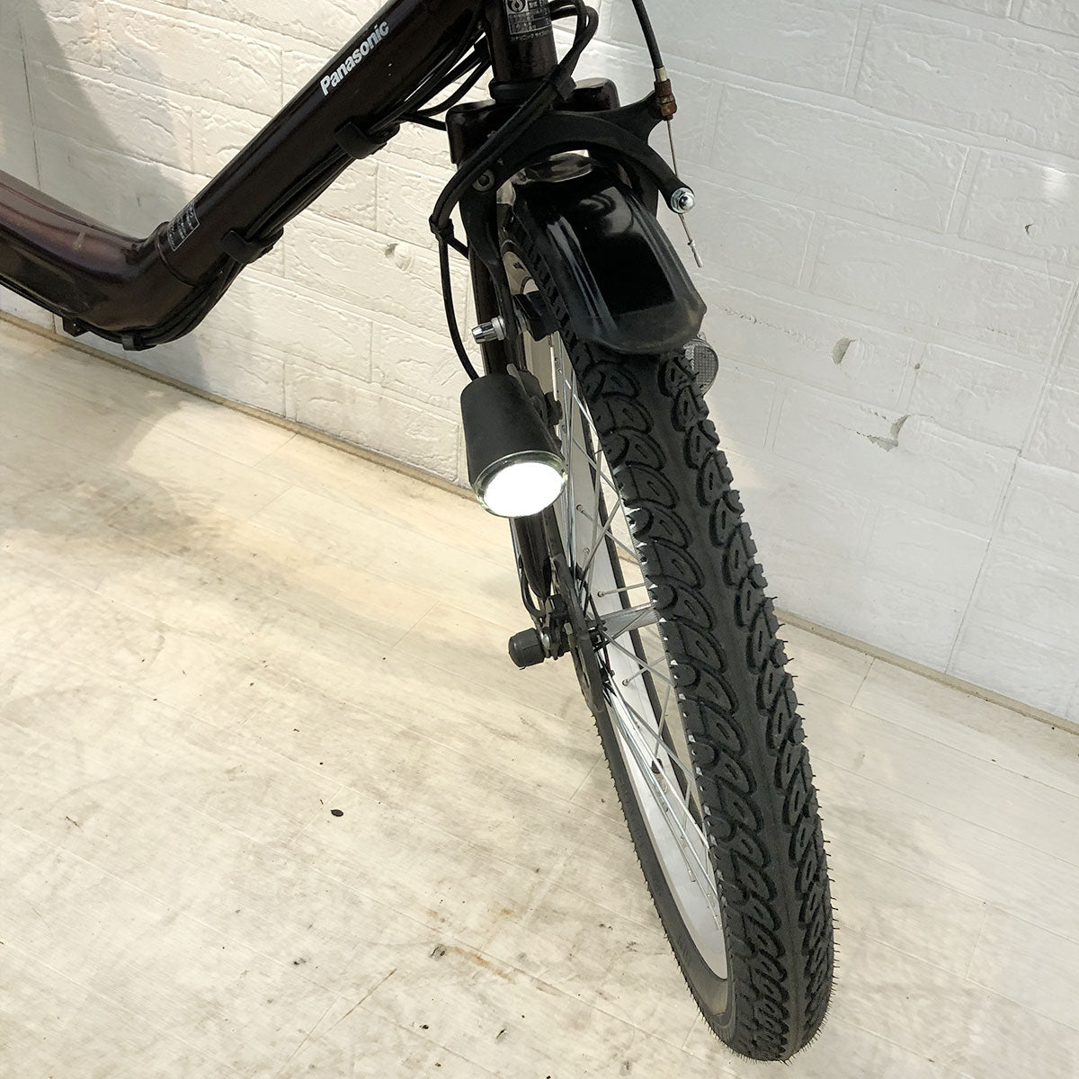 中古電動自転車 新品バッテリー パナソニック ギュット ミニ DX ブラウン 20インチ YE126 