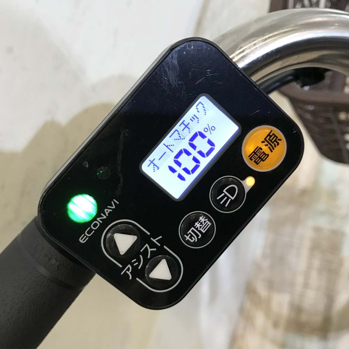 中古電動自転車 パナソニック ビビDX レッド 26インチ KI037