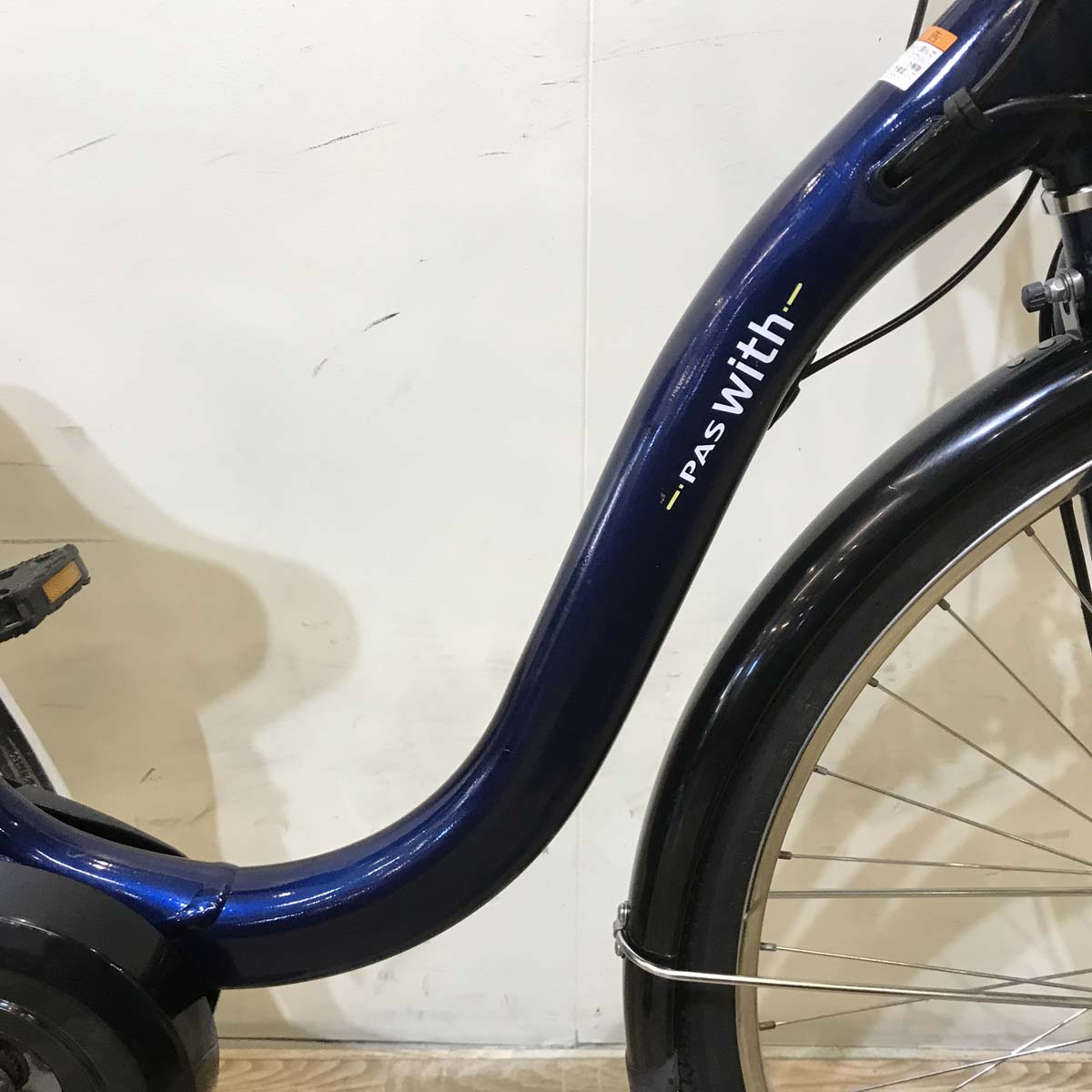 電動自転車 ヤマハ PAS With パス ウィズ ネイビー 26インチ KY119【中古車】 