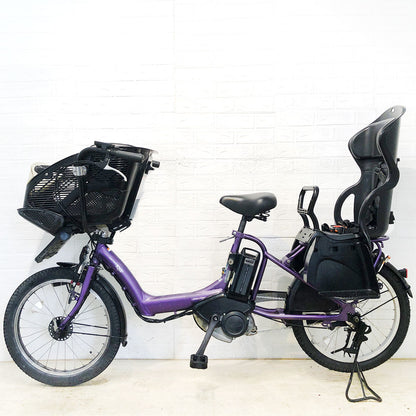 ヤマハ PAS Kiss mini  パス キッス ミニ パープル 20インチ YE128【中古車】