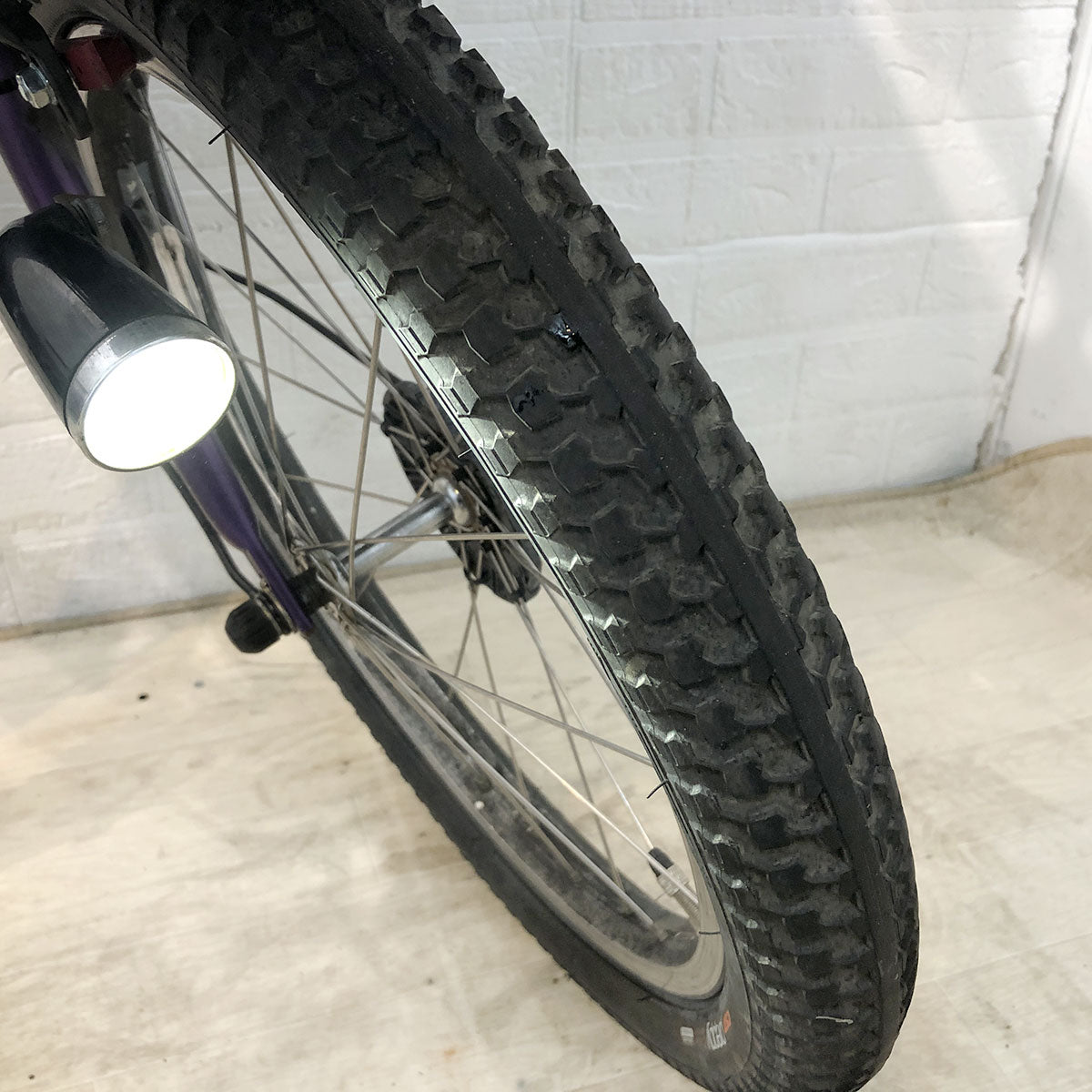 中古電動自転車 ヤマハ PAS Kiss mini  パス キッス ミニ パープル 20インチ YE128
