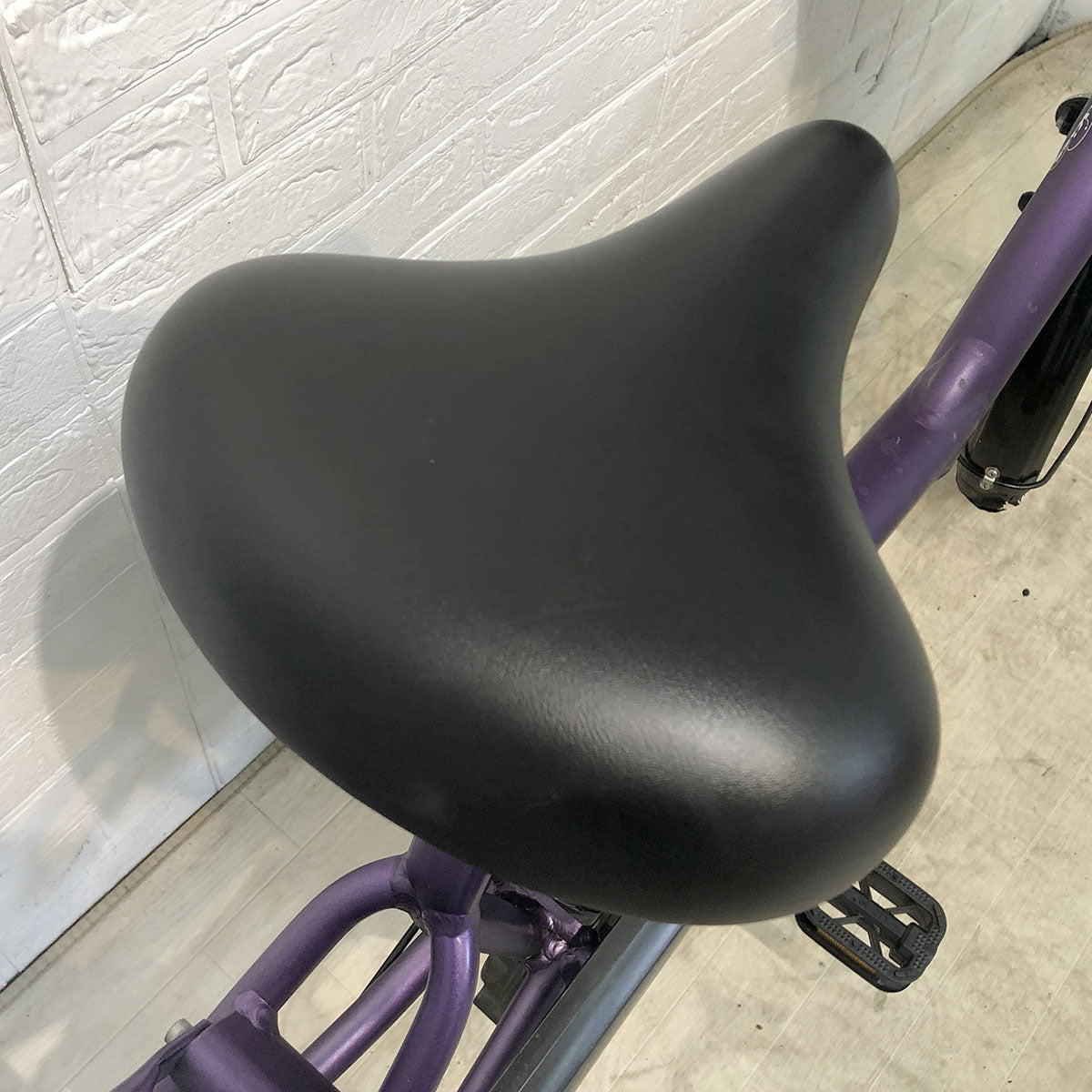 中古電動自転車 ヤマハ PAS Kiss mini パス キッス ミニ パープル 20