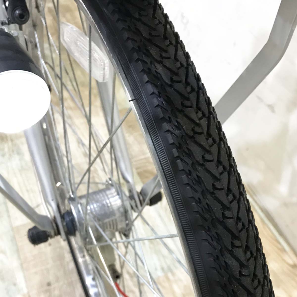 中古電動自転車 パナソニック パートナー U シルバー 24インチ KI038