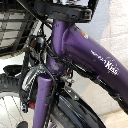 ヤマハ PAS Kiss mini  パス キッス ミニ パープル 20インチ YE128【中古車】