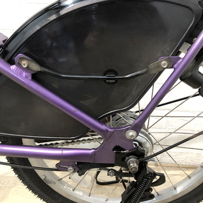 ヤマハ PAS Kiss mini  パス キッス ミニ パープル 20インチ YE128【中古車】