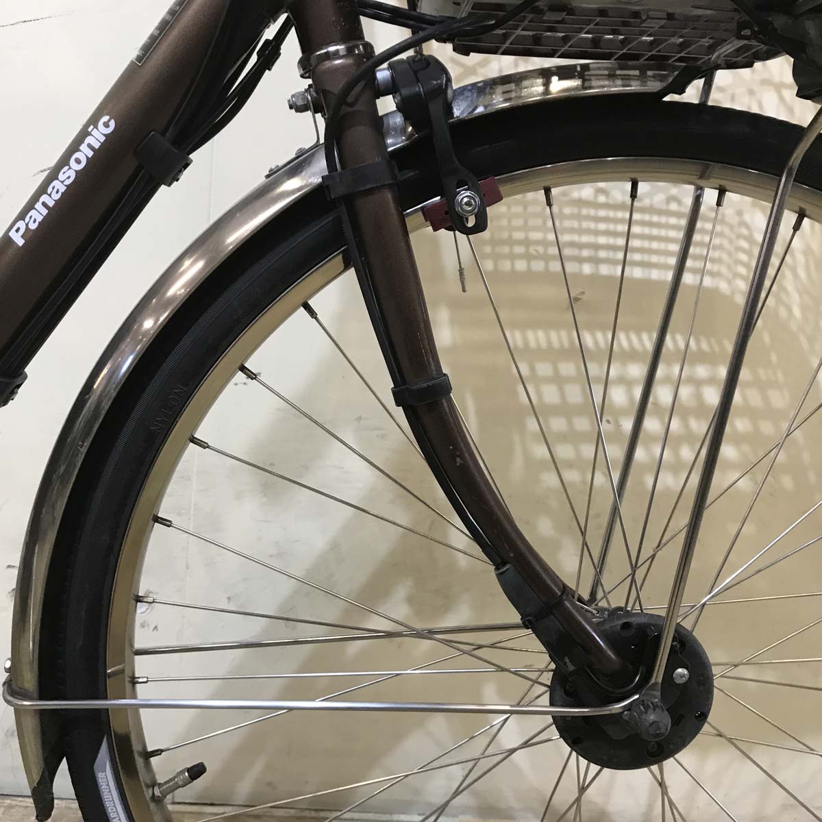 中古電動自転車 パナソニック ビビ DX ブラウン 26インチ KD95