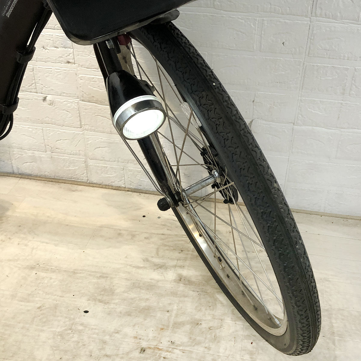 ブリヂストン アンジェリーノ e ブラウン 前22×後26インチ YE129【中古車】