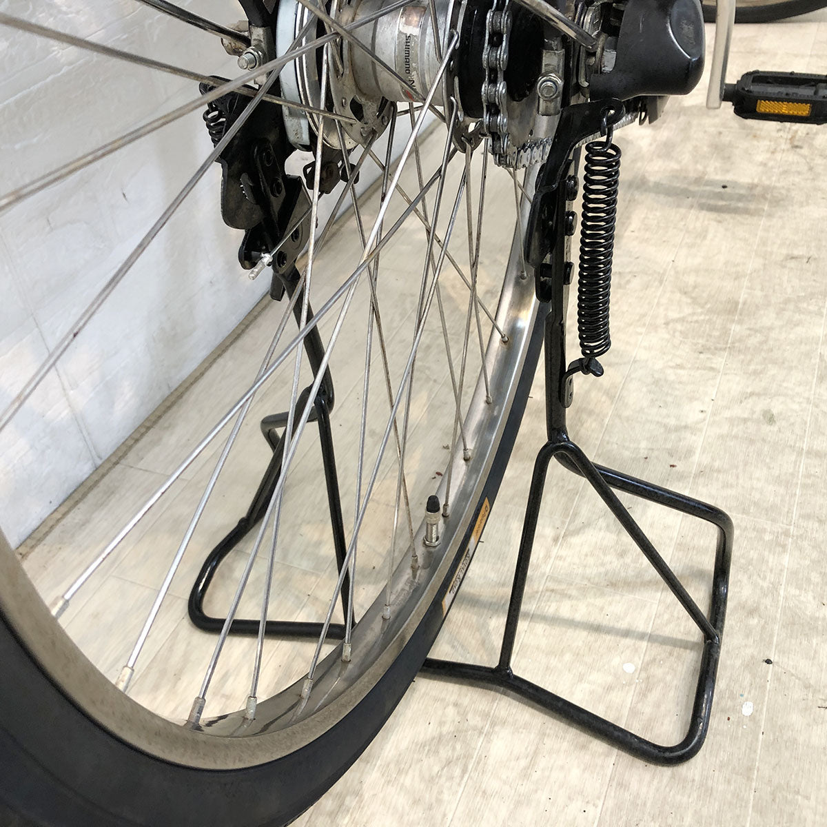 中古電動自転車 ブリヂストン アンジェリーノ e ブラウン 前22×後26インチ YE129