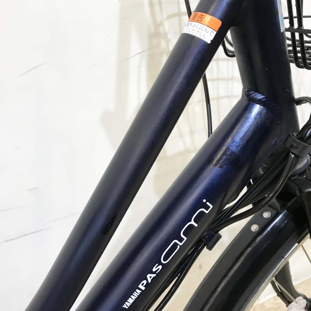 中古電動自転車 ヤマハ PAS アミ ネイビー 26インチ KI040