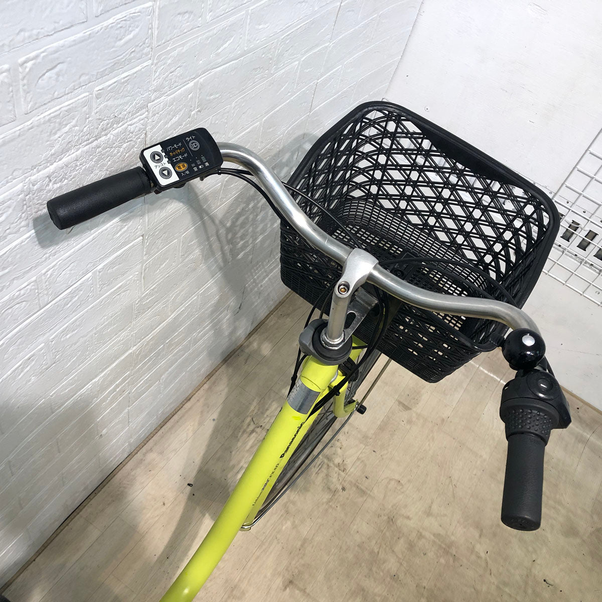 中古電動自転車 訳あり パナソニック ビビ FX SD イエローグリーン 26