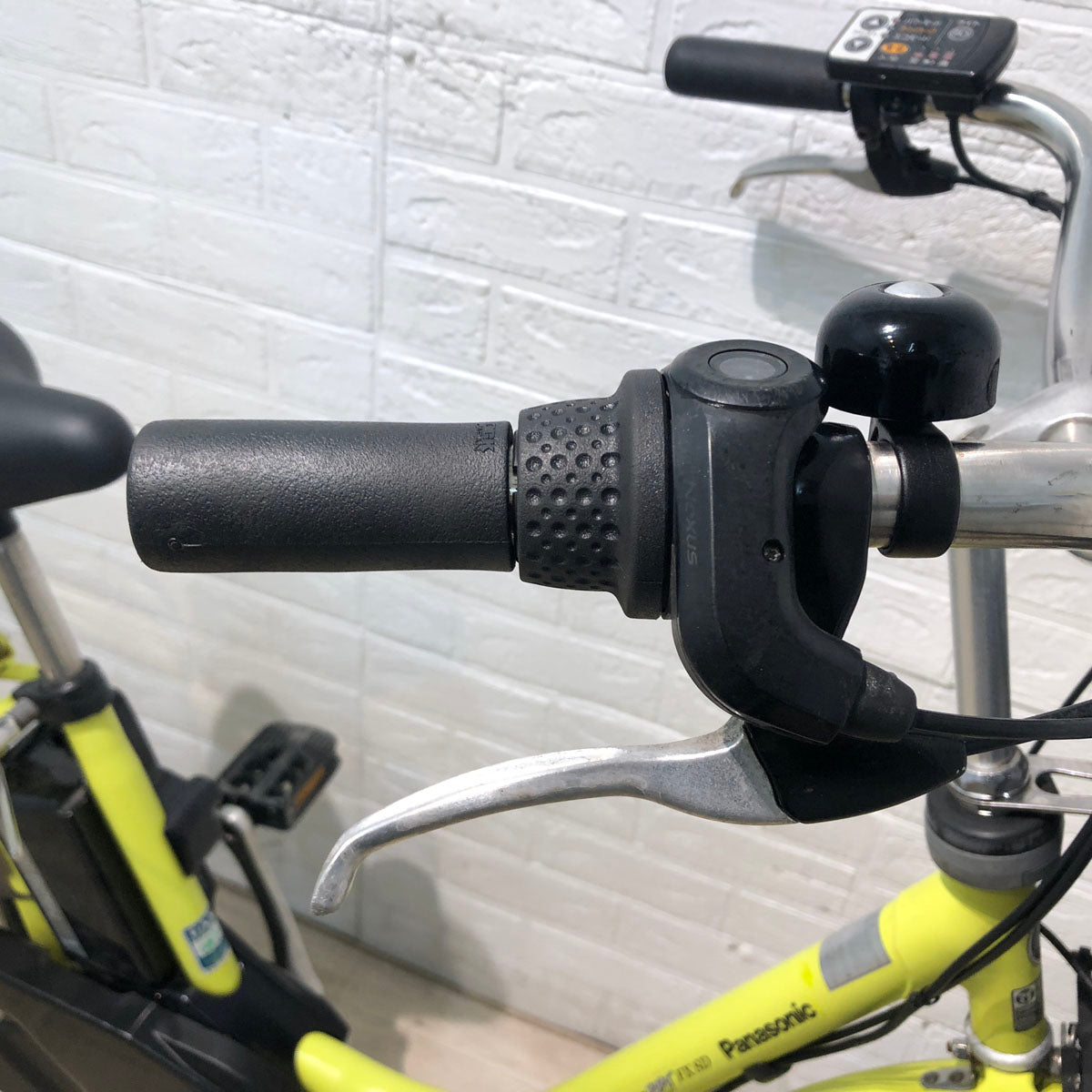 中古電動自転車 訳あり パナソニック ビビ FX SD イエローグリーン 26