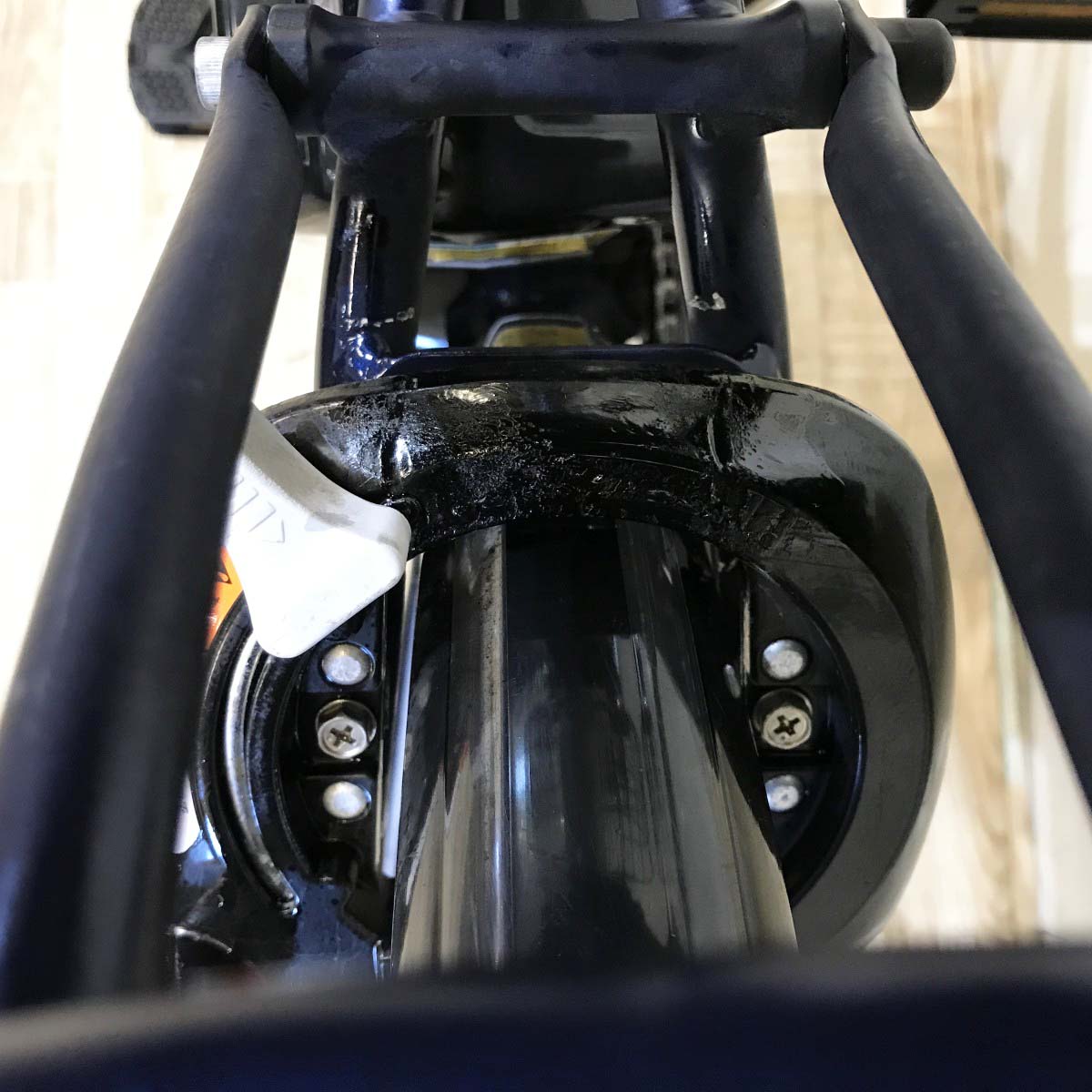 中古電動自転車 ヤマハ PAS アミ ネイビー 26インチ KI040