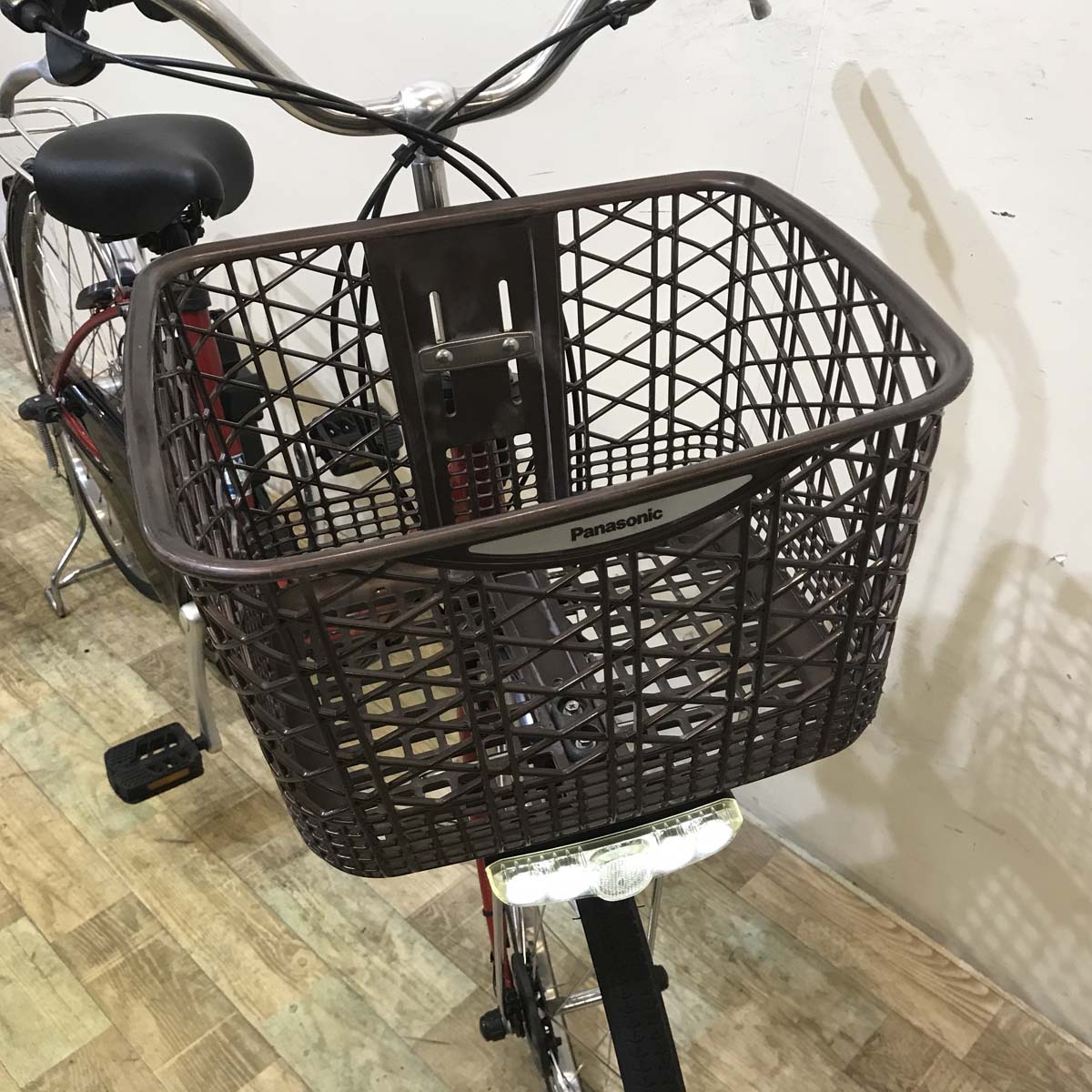 中古電動自転車 パナソニック ビビ DX レッド 24インチ KD097
