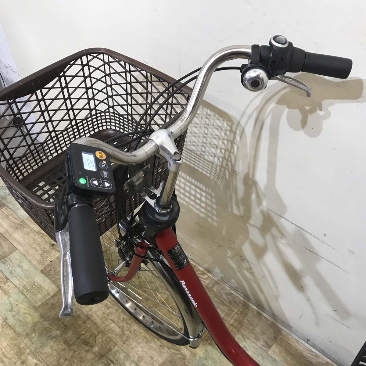 中古電動自転車 パナソニック ビビ DX レッド 24インチ KD097