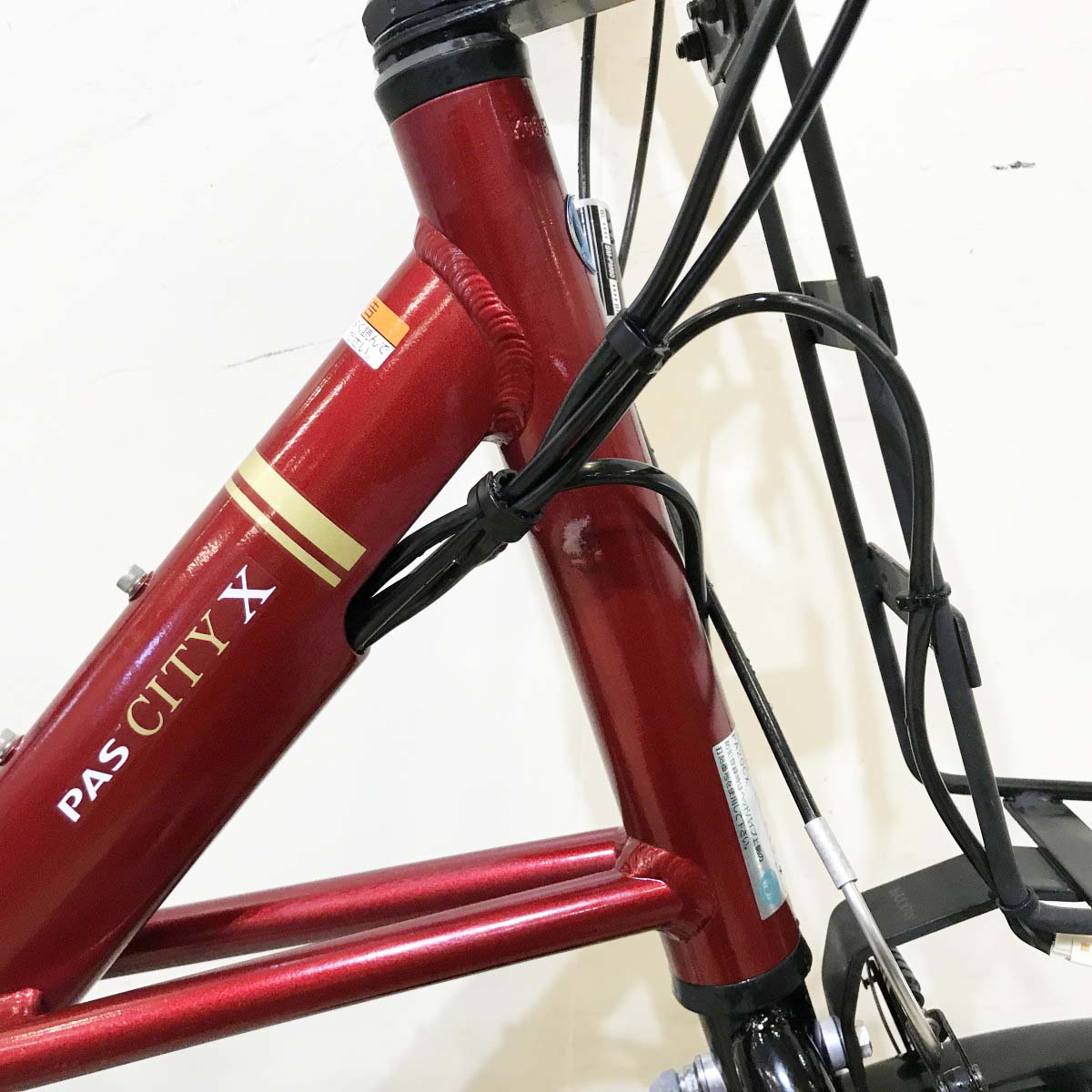 中古電動自転車 ヤマハ PAS シティX レッド 20インチ KI041 – e-CHARIty