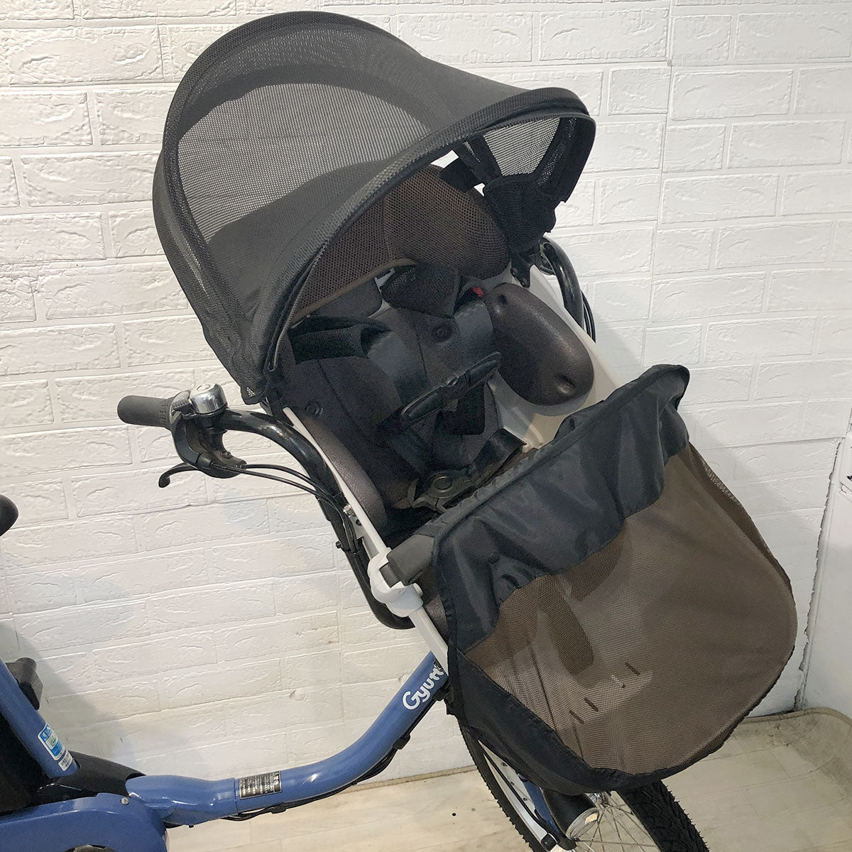 中古電動自転車 パナソニック ギュット クルーム DX ブルー 20インチ YE131 