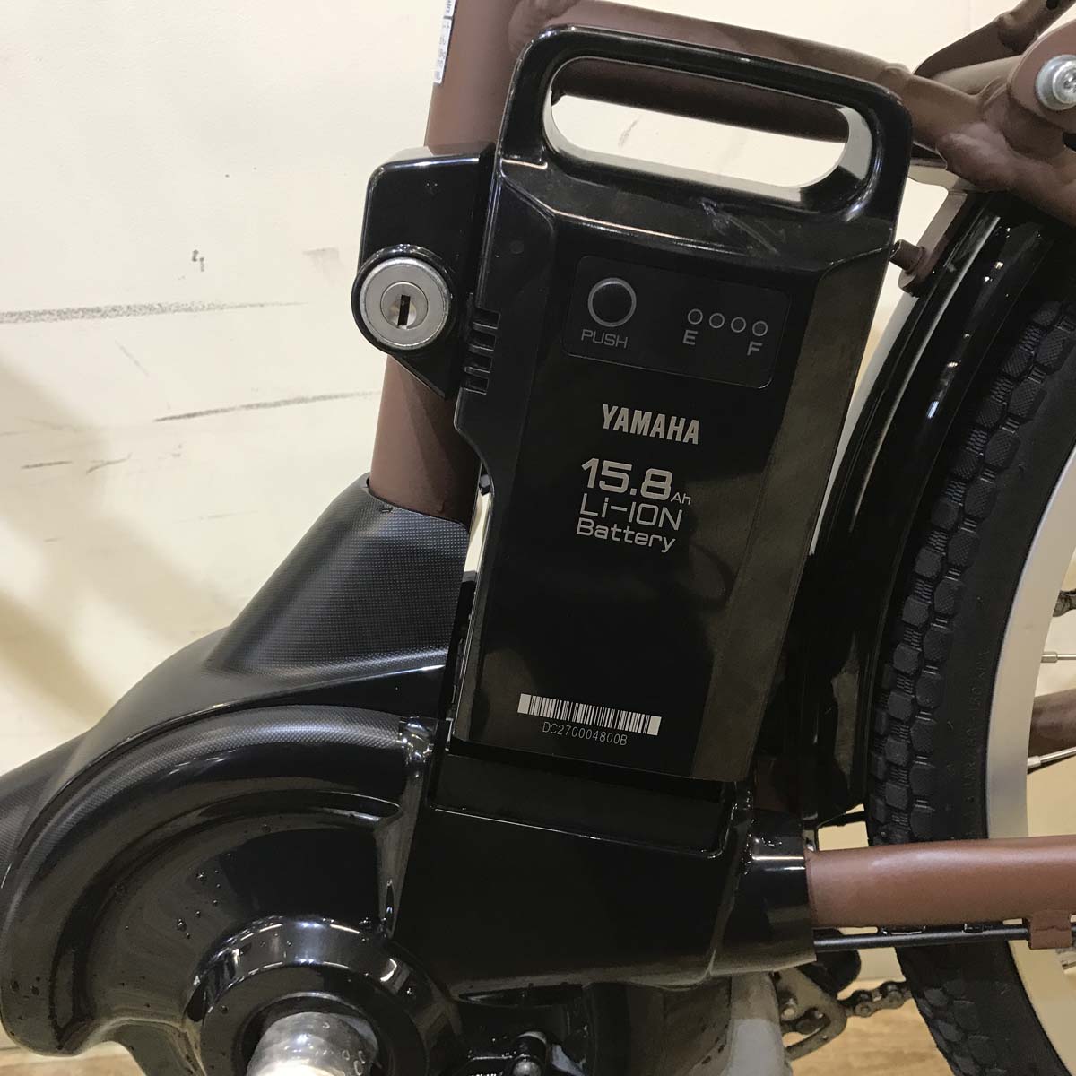 中古電動自転車 ヤマハ PAS SION U パス シオン ユー ブラウン 24インチ KD098