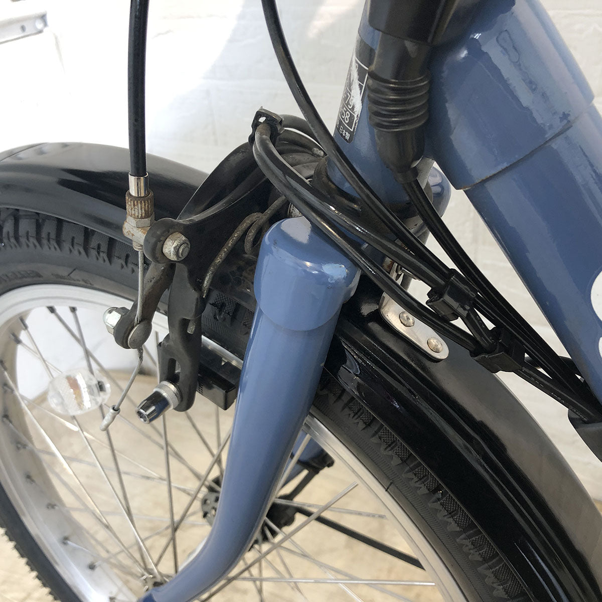 中古電動自転車 パナソニック ギュット クルーム DX ブルー 20インチ YE131 