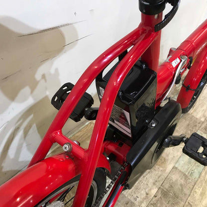 折りたたみ パナソニック オフタイム レッド × イエロー 前18×後20インチ KY124 【中古車】