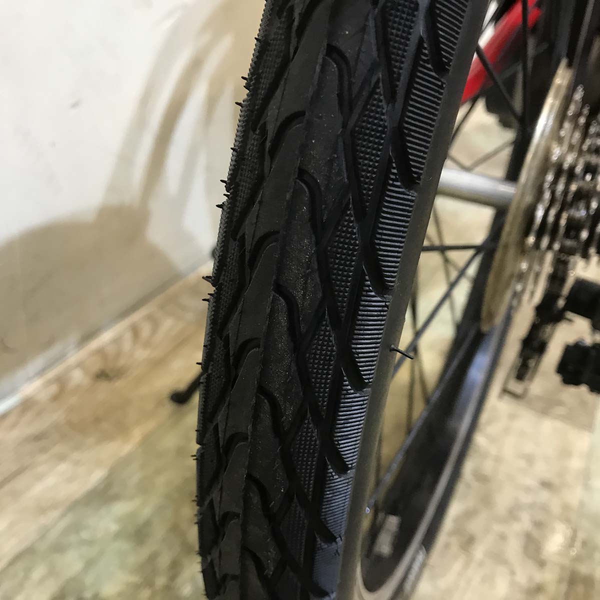 折りたたみ パナソニック オフタイム レッド × イエロー 前18×後20インチ KY124 【中古車】
