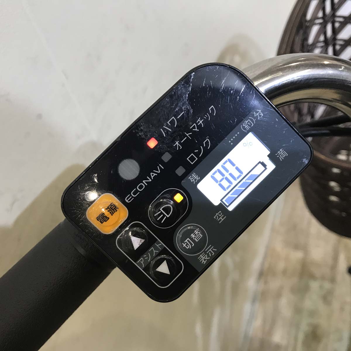 中古電動自転車 パナソニック ビビ DX パープル 26インチ KD100 