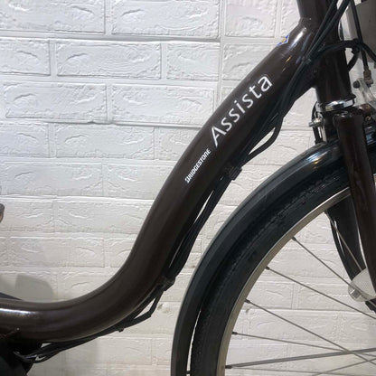 ブリヂストン アシスタ DX ブラウン 26インチ YX058 【中古車】