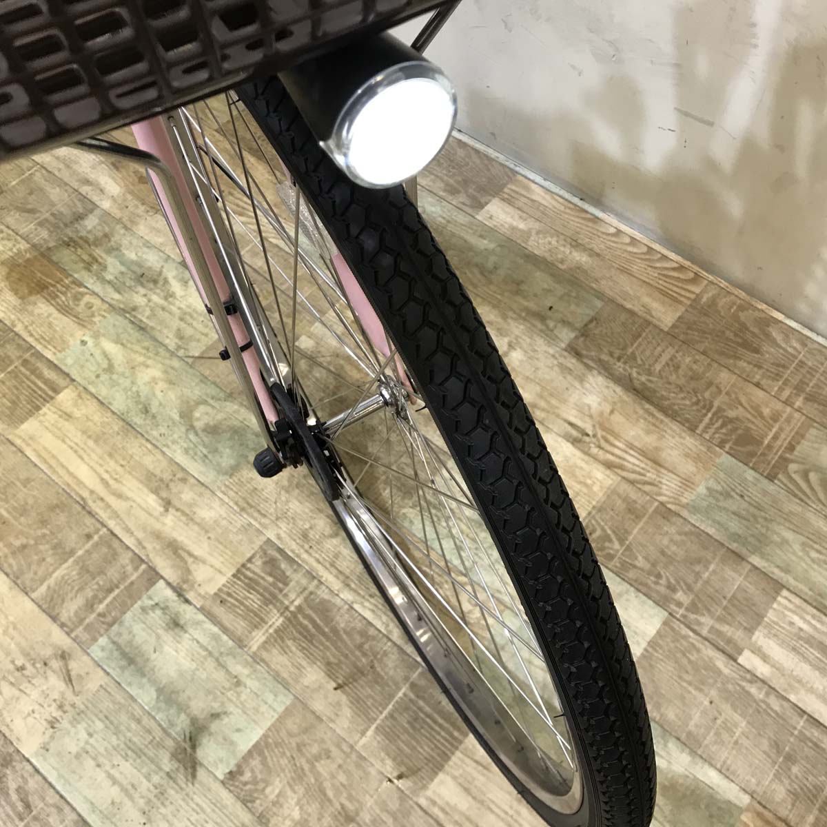 中古電動自転車 パナソニック ビビ スタイル DX ピンク 26インチ KD101 