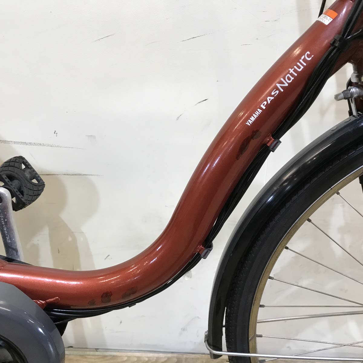 中古電動自転車 ヤマハ PAS ナチュラ M DX ブラウン 26インチ KD102