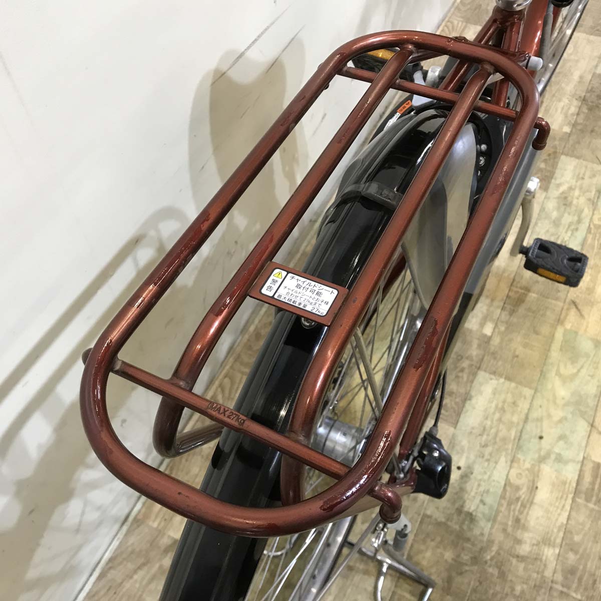 中古電動自転車 ヤマハ PAS ナチュラ M DX ブラウン 26インチ KD102