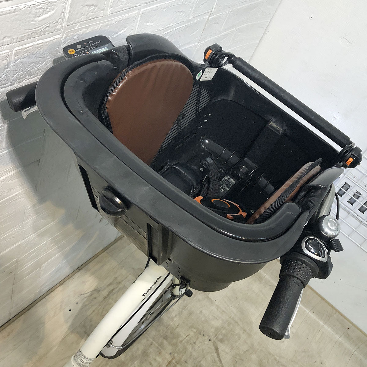 中古電動自転車 パナソニック ギュット ホワイト 前22×後26インチ