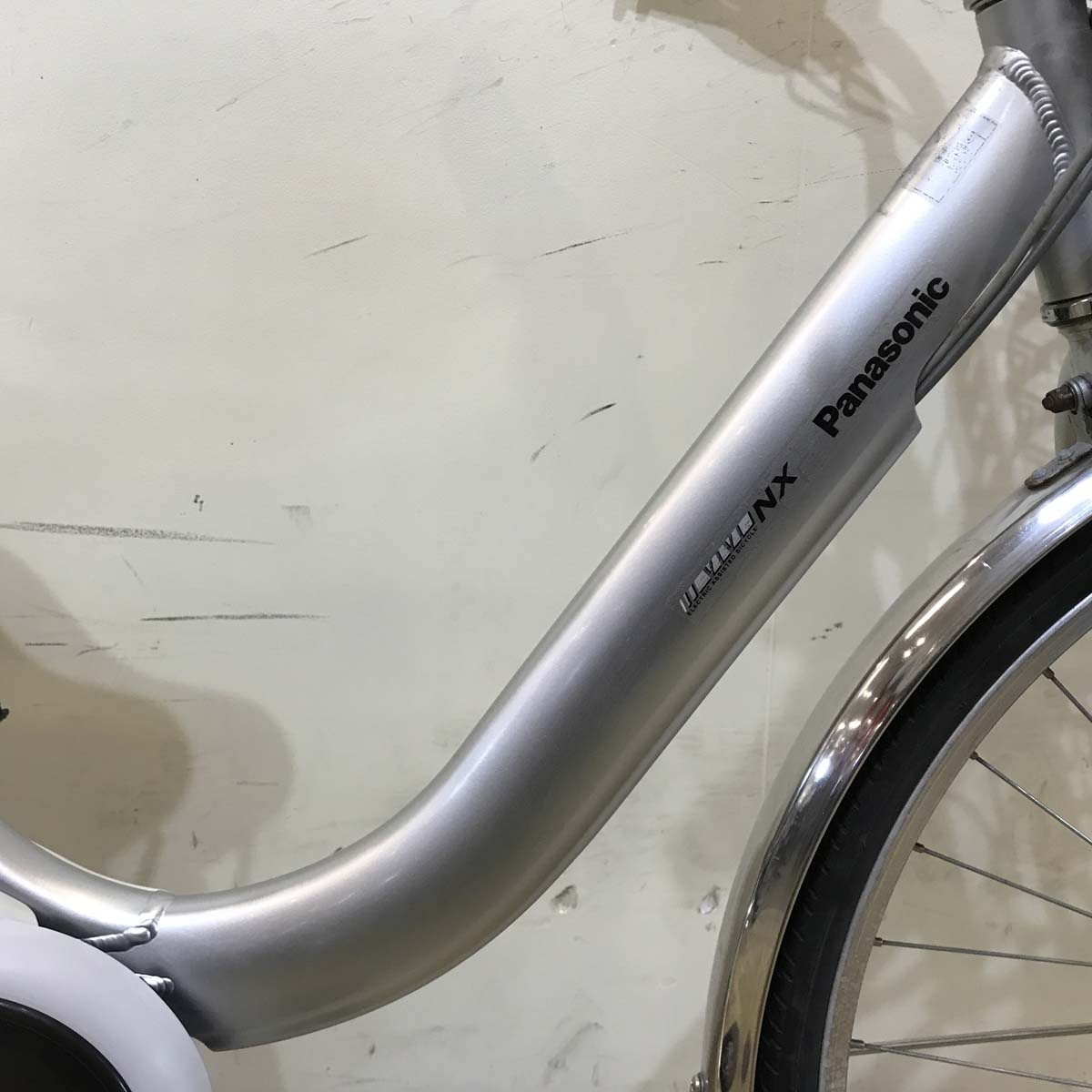 中古電動自転車 パナソニック ビビ NX シルバー 26インチ KD103 