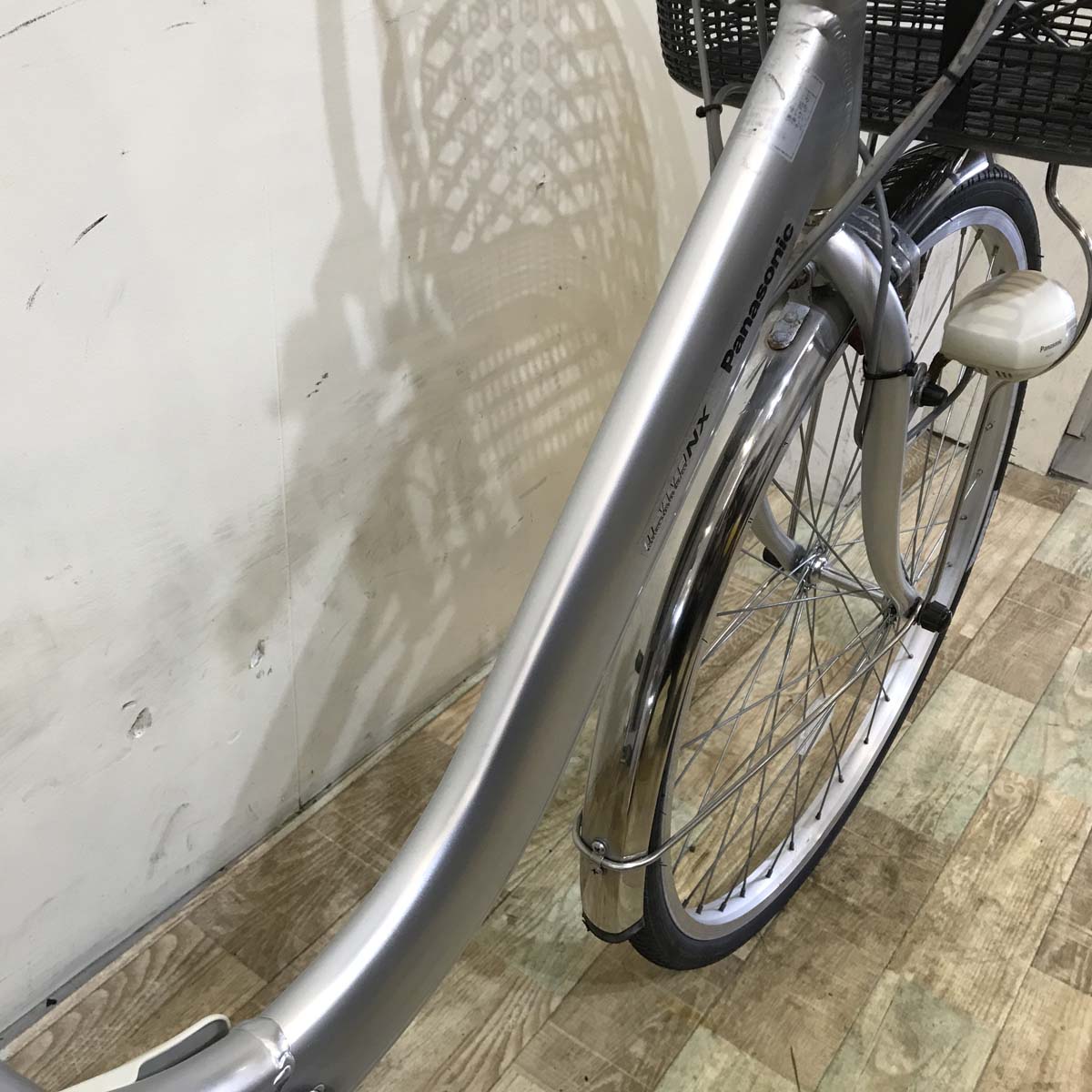 中古電動自転車 パナソニック ビビ NX シルバー 26インチ KD103 