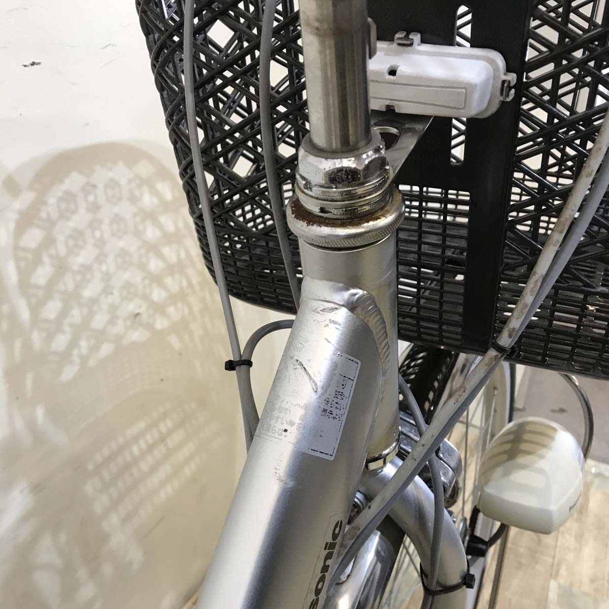 中古電動自転車 パナソニック ビビ NX シルバー 26インチ KD103 