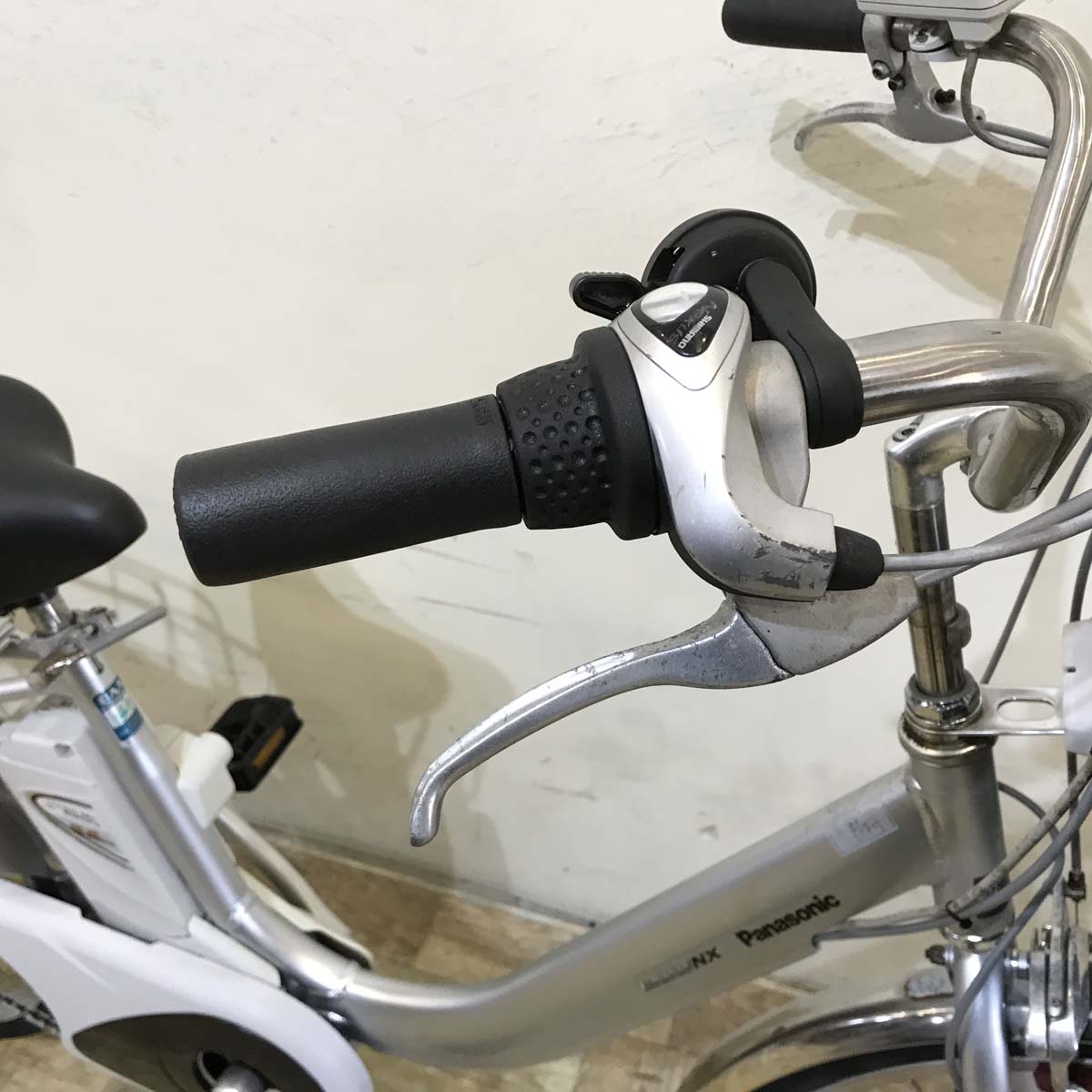 中古電動自転車 パナソニック ビビ NX シルバー 26インチ KD103 