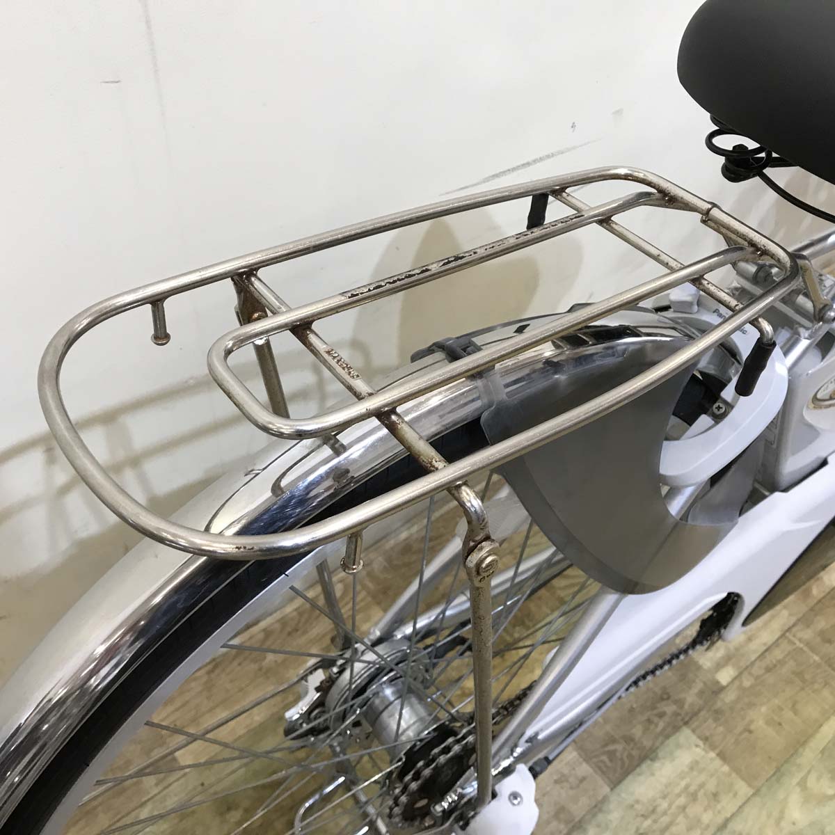 中古電動自転車 パナソニック ビビ NX シルバー 26インチ KD103 