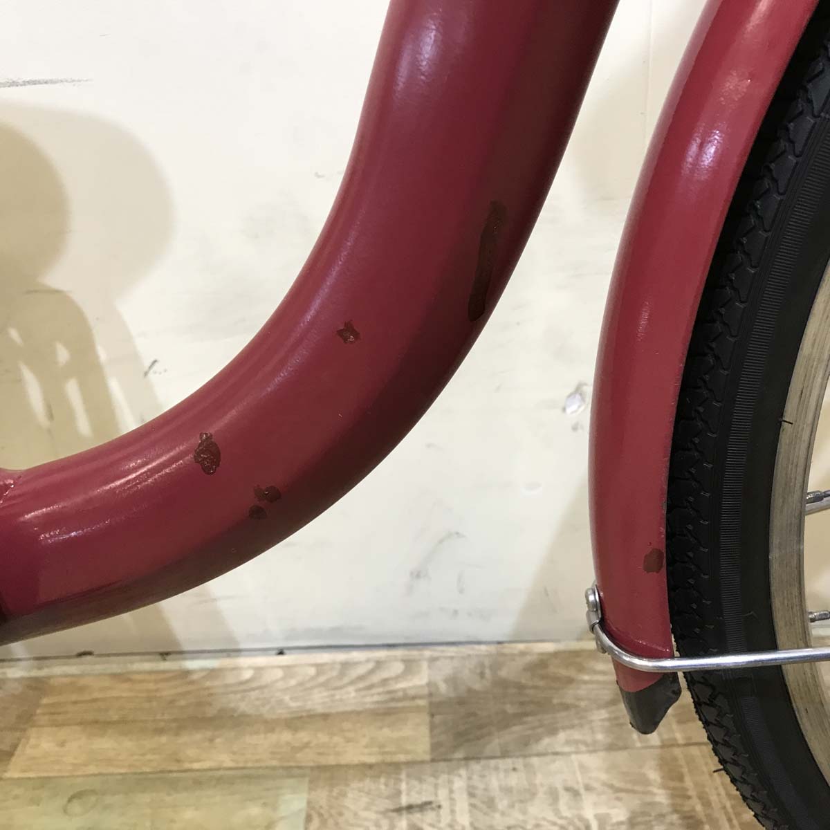 中古電動自転車 ブリヂストン フロンティア レッド 26インチ KD104