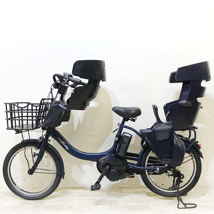 中古電動自転車 ヤマハ PAS バビーアン ネイビー 20インチ KI046
