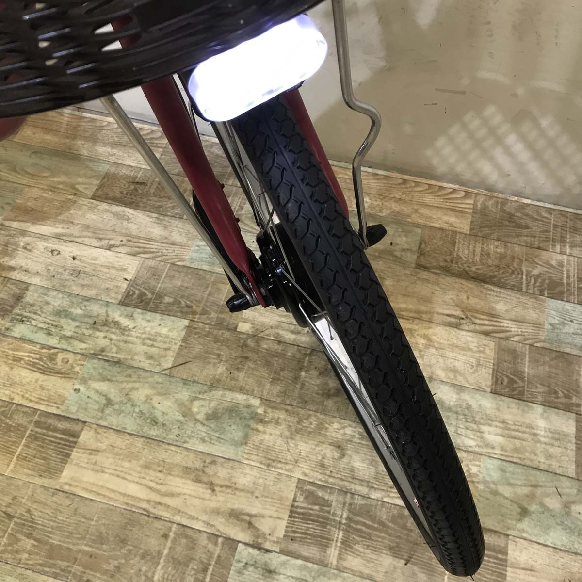 中古電動自転車 ブリヂストン フロンティア レッド 26インチ KD104