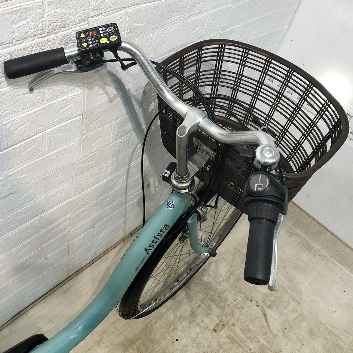 中古電動自転車 ブリヂストン アシスタ DX ミント グリーン 24インチ 